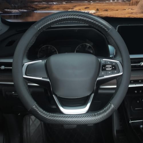 D Shaped Car Steering Wheel Cover 14.5"-15", Non-Folding Packaging - Image 2