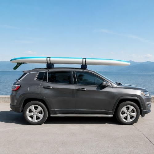 2 Pieces Car Top Kayak Racks Foam Blocks Carrier Roof Rack Pads Paddleboard Non - Image 4