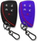 2Pc Silicone Key Fob Cover Chevy GMC 2026 2025 2024 2023 2022 by AUTOBASE