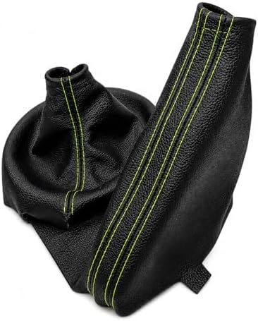 Replacement Leather Handbrake & Shift Boot Cover Set by Unknown