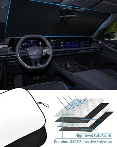 2026 Upgrade Foldable Front Windshield Sunshade fit - Image 5
