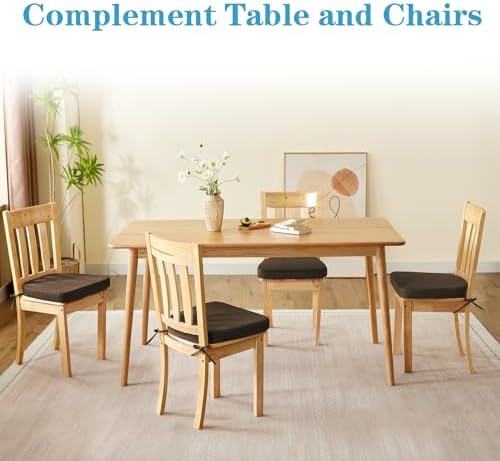 IASEAHK Chair Cushions for Dining Chairs Set of 4, Non Slip Kitchen Chair Pads - Image 6