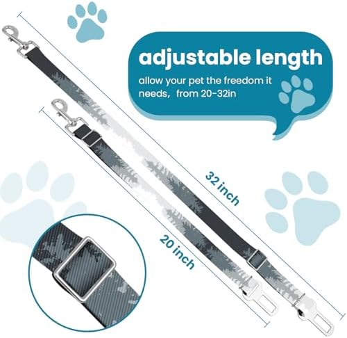Adjustable pet cat and Dog car seat Belt，The Lanyard is Flexible and Adjustable - Image 2