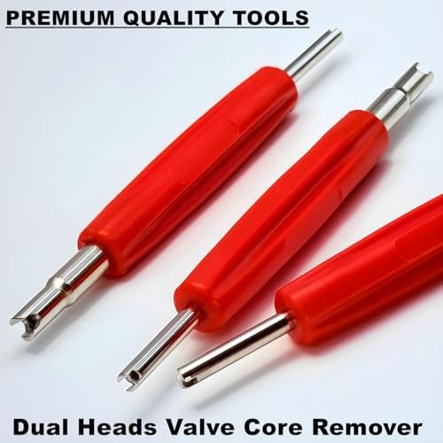 6Pcs R134A R12 A/C HVAC Valve Core Removal Tool Set，Dual Heads Valve Core - Image 7