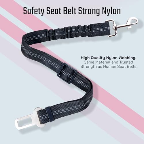 Dog Seat Belt for Car, 2 Pack Adjustable Dog Car - Image 6