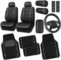 CAR PASS 14 PCS Bling Diamond Car Accessories Set by CARPASS