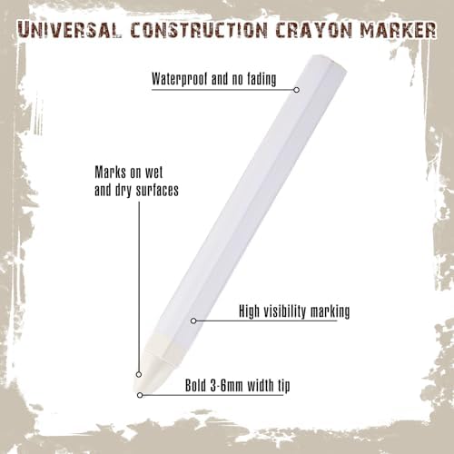 MotiMind 120 Pcs Industrial Lumber Crayons Bulk Wax Tire Marker Construction - Image 3