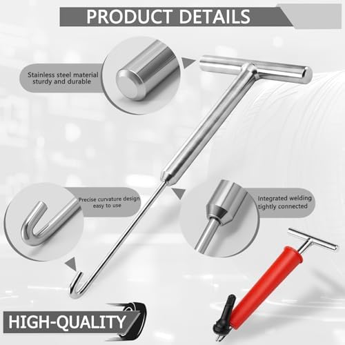 36PCS Heavy-Duty Metal Hook Valve Stem Tool Kit - Image 2