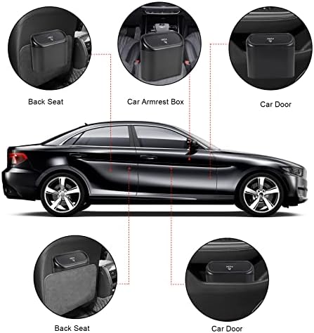 2 Packs Mini Car Trash Can Bin - Image 4