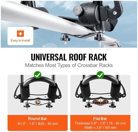 1-Pair J-Bar Kayak Rack – Soft Top Mount - Image 4
