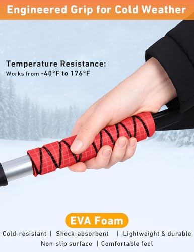 EcoNour 27" Snow Brush with Ice Scrapers - Image 3