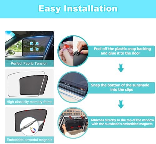 XCBYT 2016-2021 Civic Window Shades - Image 6