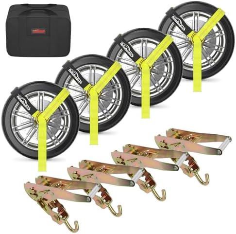 Tire Tie Down Straps 2" x 10ft by Autofonder