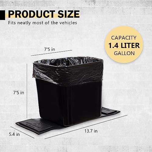 Car Trash Can, Leakproof Bin - Image 2