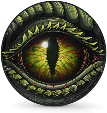 Dragon Eyes Green Spare Tire Cover Dust-Proof Wheel Protector by Unknown