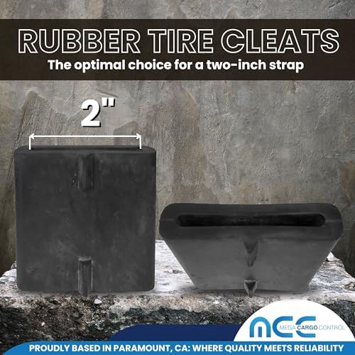 1PK Rubber Tire Cleats Tie Down Blocks - Image 3
