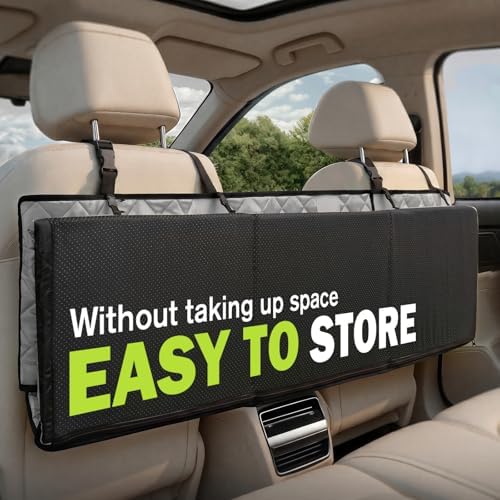Pecute Back Seat Extender for Dogs 56.29 * 28.74 in, Car Window Fixing for - Image 7