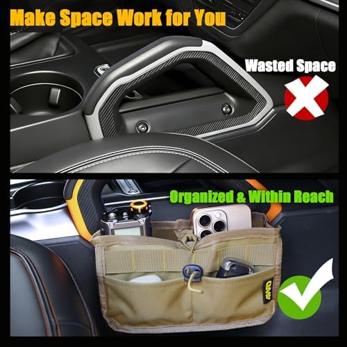 Seat Back Storage Bag for Ford Bronco 2021-2025, MOLLE Tactical Organizer for - Image 6