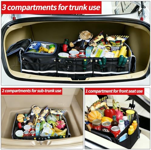 Car Trunk Organizer with Removable Cooler Bag - Image 6