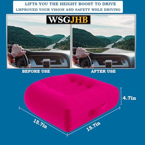 WSGJHB Seat Cushion Pillow for Office Chair/Car, Comfort Car Booster - Image 3