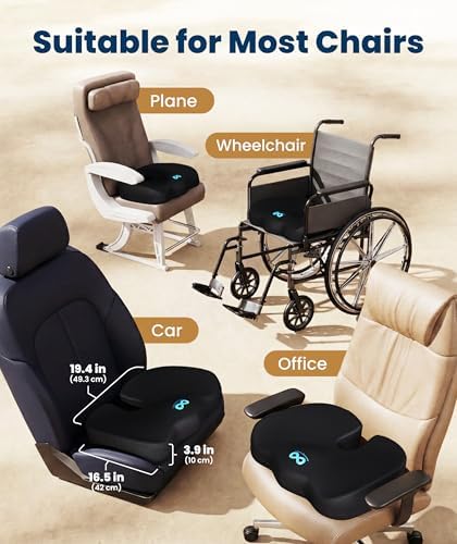Everlasting Comfort Doctor Recommended Memory Foam Seat Cushion - Image 5