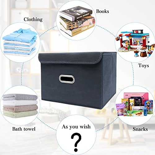 STOREONE Fabric Storage Cube Bins Foldable Organizer Container Collapsible - Image 3