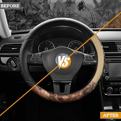 Mossy Oak Full Camo Steering Wheel Cover - Image 2