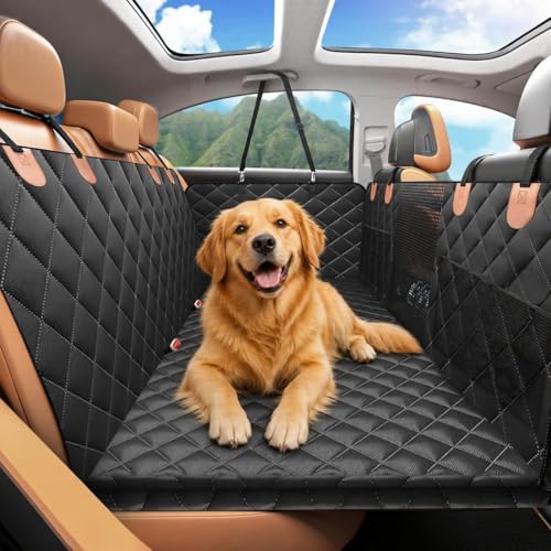 Dog Seat Cover for BackSeat， Car Dog Seat by KONNAO