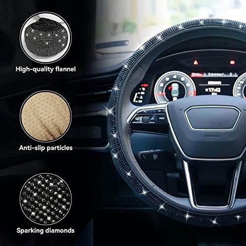Bling Steering Wheel Cover, Rhinestone Steering Wheel Cover - Image 4