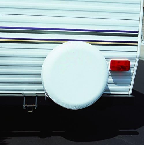 ADCO 1760 Polar White Vinyl Tire Cover Size O - Image 2