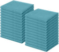 Homaxy 100% Cotton Waffle Weave Kitchen Dish Cloths 24-Pack, Lake Blue by Homaxy