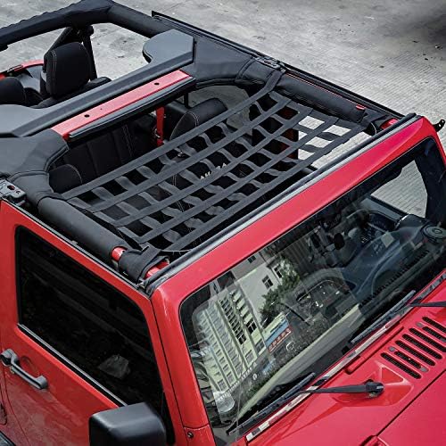 JeCar Mesh Roof Cargo Net Roof Hammock Exterior Accessories Compatible - Image 5