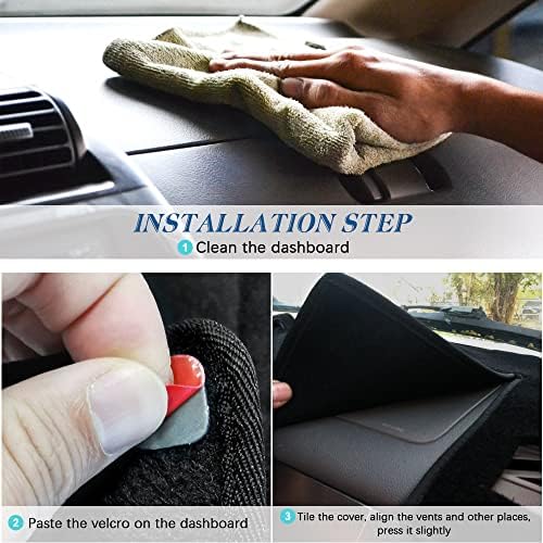 Car Carpet Dashboard Cover, Dash Cover Mat Compatible - Image 5