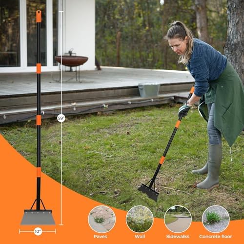 Garden Flat Shovel, Heavy Duty Weeding Tools Gardening, Ice and Snow Removal - Image 2