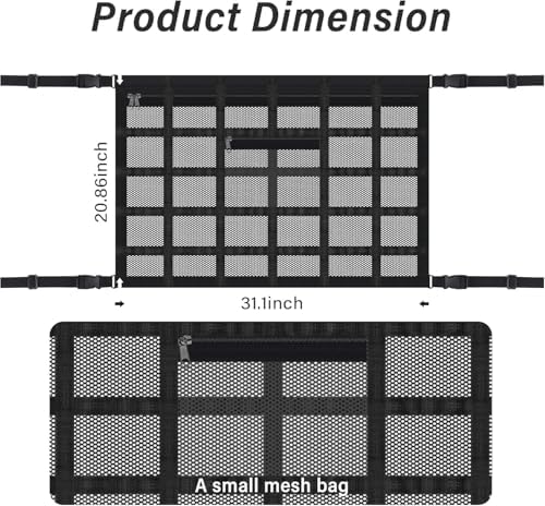 Upgrade Car Ceiling Cargo Net Pocket - Image 2