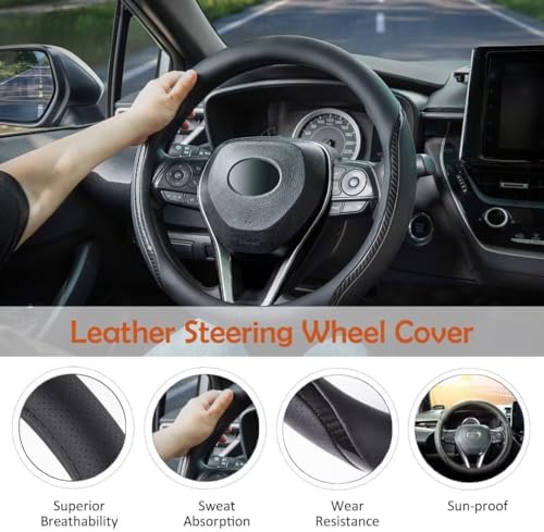 Black Steering Wheel Cover - Image 4