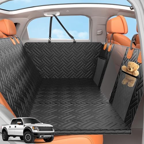 Back Seat Extender for Trucks, Hard Bottom Car Seat Cover for Dogs by Unknown