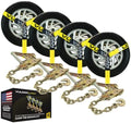 VULCAN Car Tie Down with Chain Anchors by VULCAN