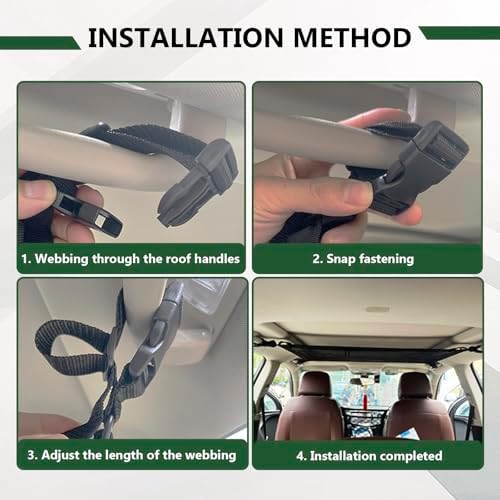 Car Ceiling Cargo Net Double Layer Mesh Organizer - Image 4