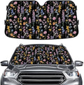 GENANY Floral Windshield Sun Shade 55 x 30 Inch by GENANY