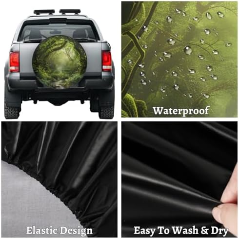 Forest Spare Tire Cover 15in Spare Wheel Covers Tire Storage Cover - Image 4