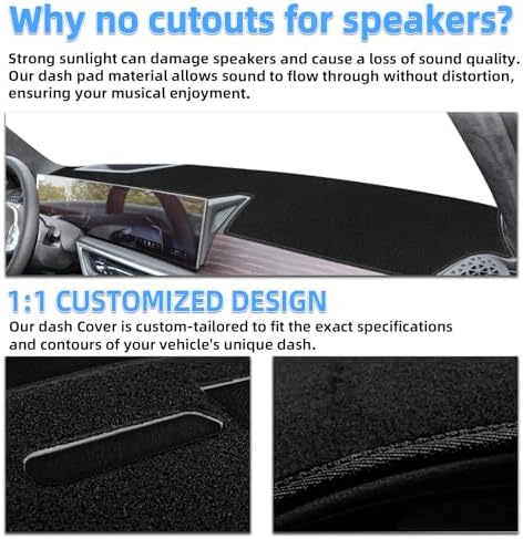 SKYLOTEC Dash Cover for Ford Fusion 2013-2020 Dashboard Mats - Image 4