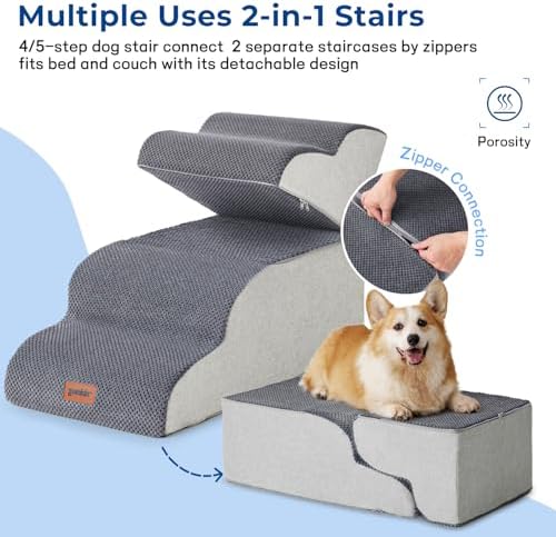 ZOMISIA Dog Stairs for Small Dogs - Image 5