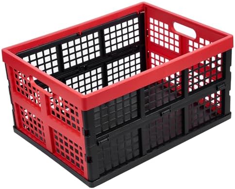 Aebeky 3-Pack Plastic Collapsible Storage Crates-30L, Foldable Plastic Crates - Image 2