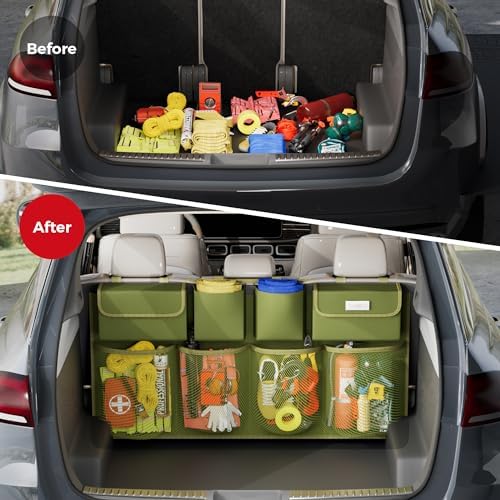 SURDOCA Car Trunk Organizer, LARGE CAPACITY Car Storage Bag - Image 5