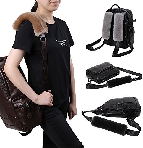 OGLAND 2 Pack Sheepskin Car Seat Belt Cover Pads | Wool Seatbelt Cushions - Image 6