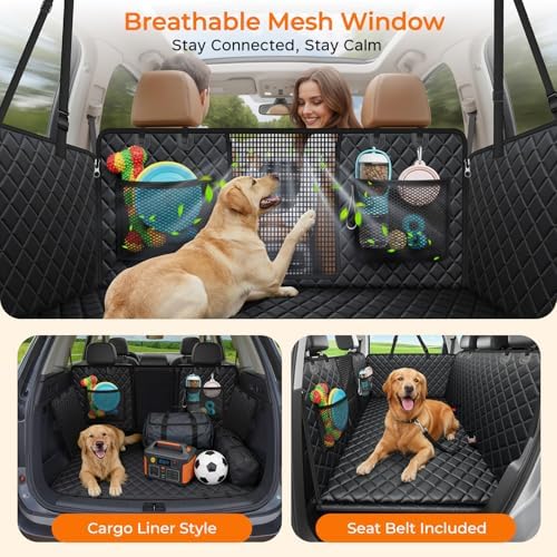 URPOWER Dog Back Seat Extender for Full-Size Crew Cab Trucks, Hard Bottom - Image 3