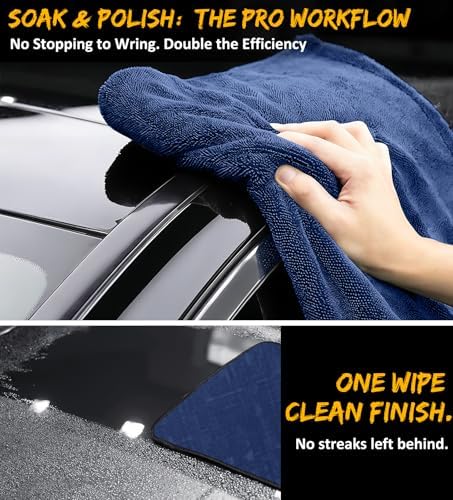 YeewayVeh 2-Pack Long-Reach Pro Drying Towels - Image 5