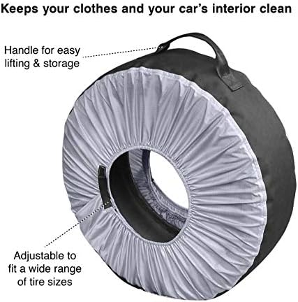 Kurgo Seasonal Tire Tote | Spare Tire Cover | Portable Wheel Bags | Winter Tire - Image 2