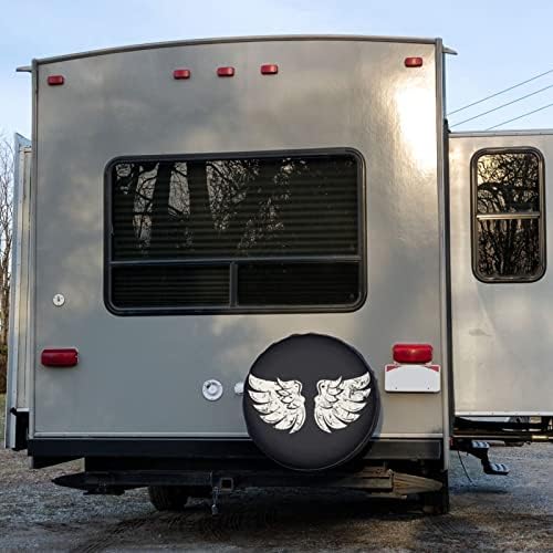 Bird Wings Spare Tire Cover Dust-Proof Wheel Tire Cover Fit Trailer, SUV and - Image 6